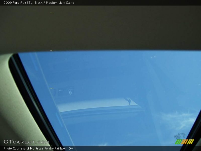 Black / Medium Light Stone 2009 Ford Flex SEL