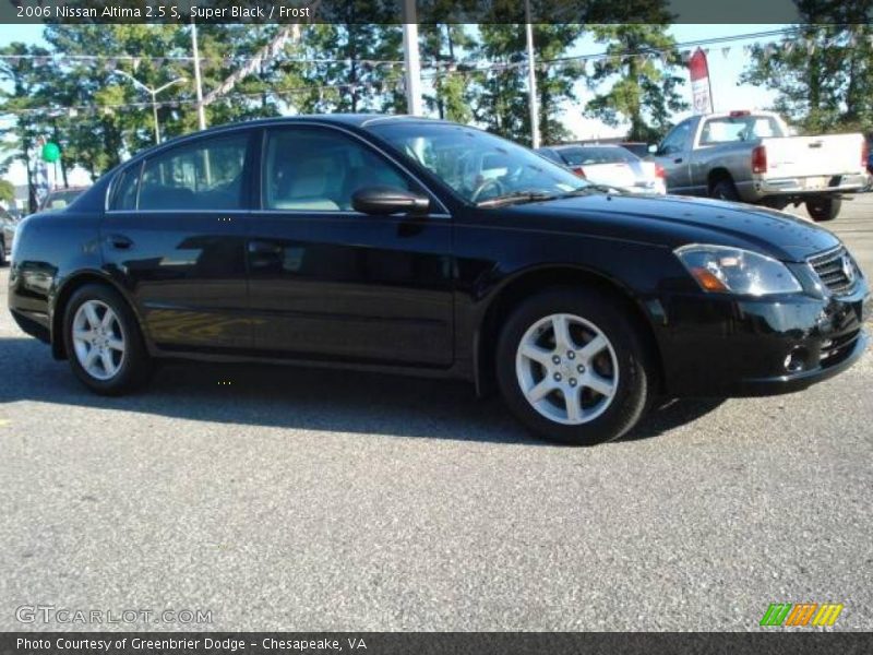 Super Black / Frost 2006 Nissan Altima 2.5 S