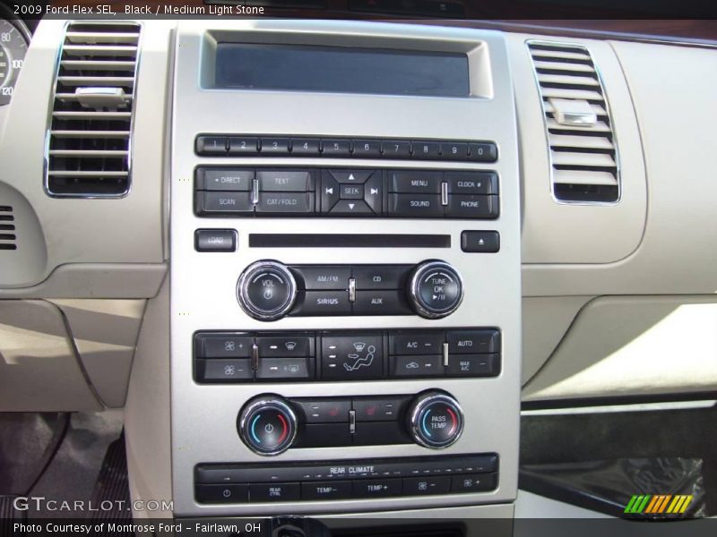 Black / Medium Light Stone 2009 Ford Flex SEL