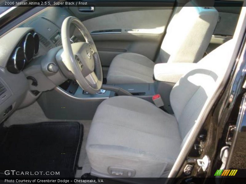 Super Black / Frost 2006 Nissan Altima 2.5 S