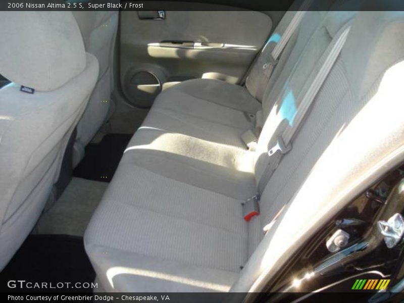 Super Black / Frost 2006 Nissan Altima 2.5 S