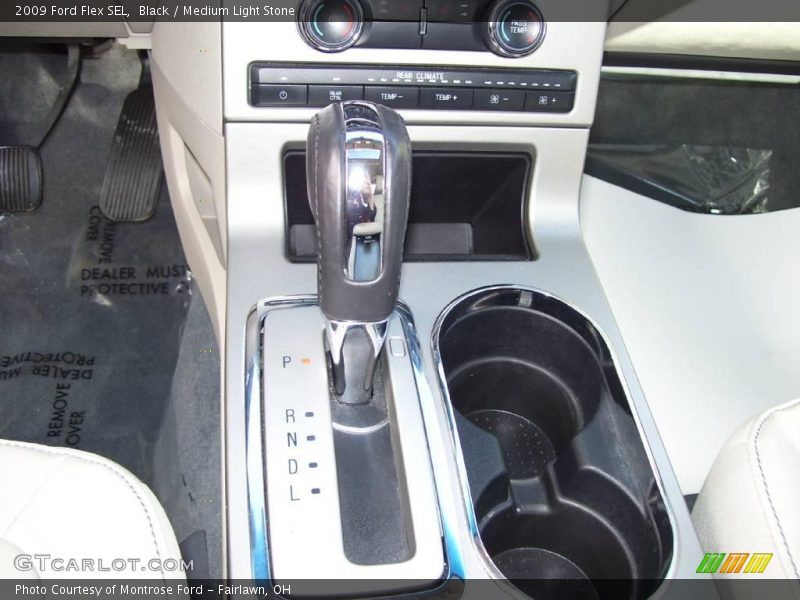 Black / Medium Light Stone 2009 Ford Flex SEL