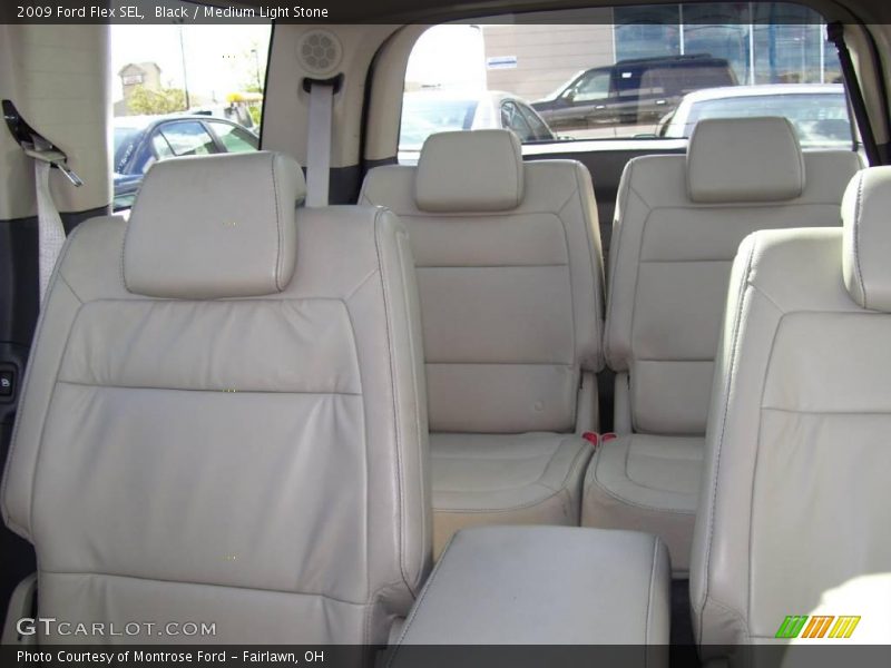 Black / Medium Light Stone 2009 Ford Flex SEL