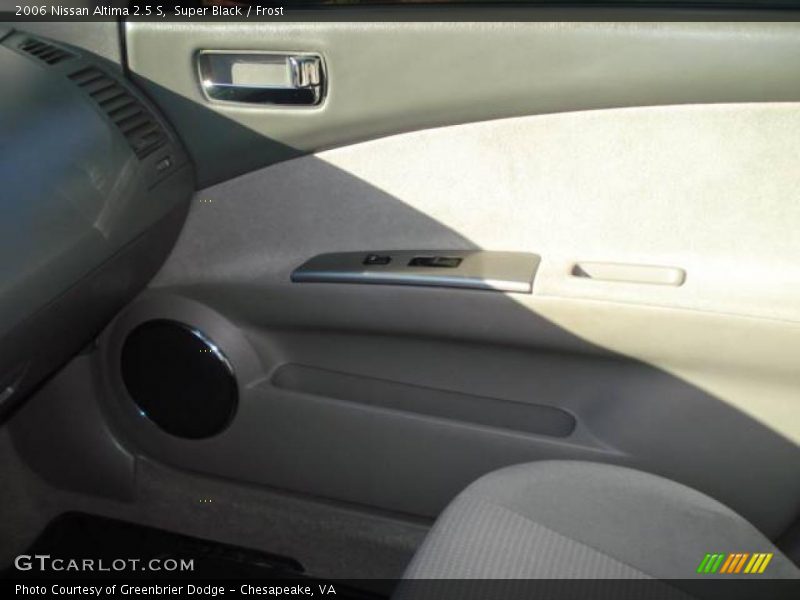 Super Black / Frost 2006 Nissan Altima 2.5 S