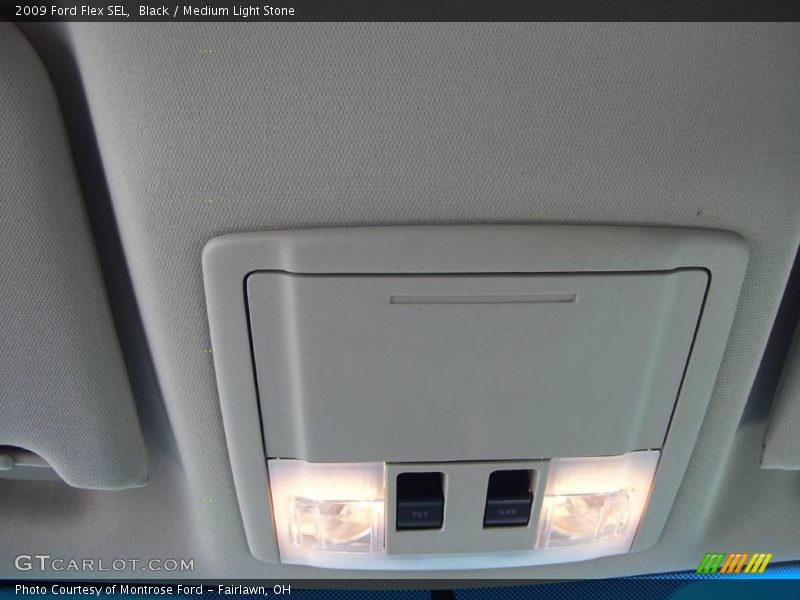 Black / Medium Light Stone 2009 Ford Flex SEL