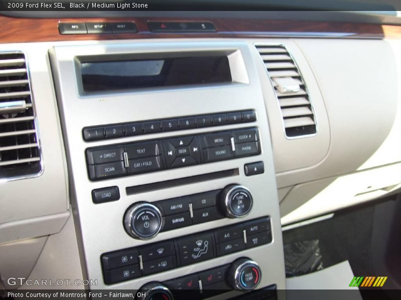Black / Medium Light Stone 2009 Ford Flex SEL