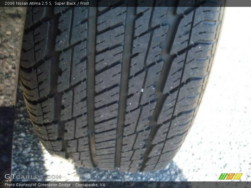Super Black / Frost 2006 Nissan Altima 2.5 S