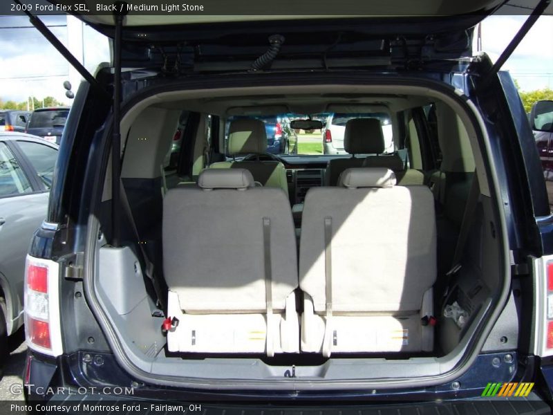 Black / Medium Light Stone 2009 Ford Flex SEL