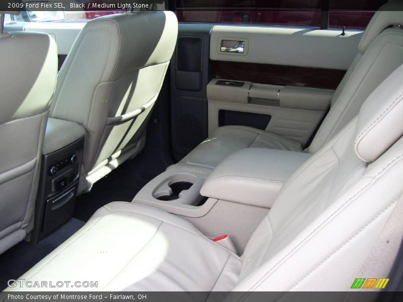 Black / Medium Light Stone 2009 Ford Flex SEL