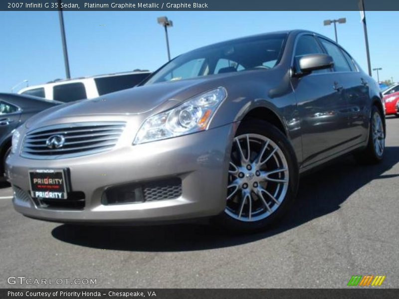 Platinum Graphite Metallic / Graphite Black 2007 Infiniti G 35 Sedan