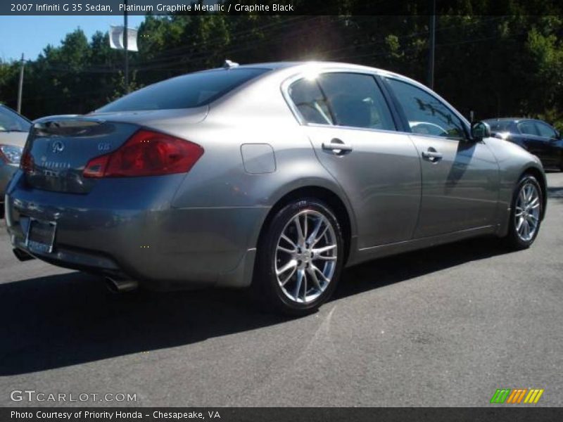 Platinum Graphite Metallic / Graphite Black 2007 Infiniti G 35 Sedan