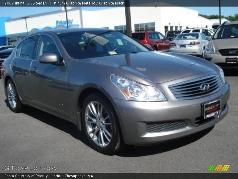 Platinum Graphite Metallic / Graphite Black 2007 Infiniti G 35 Sedan