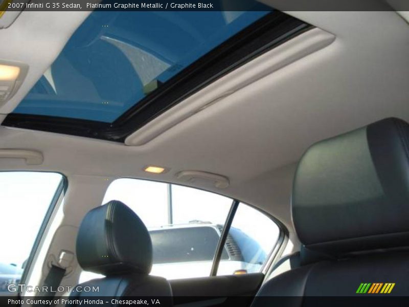 Platinum Graphite Metallic / Graphite Black 2007 Infiniti G 35 Sedan