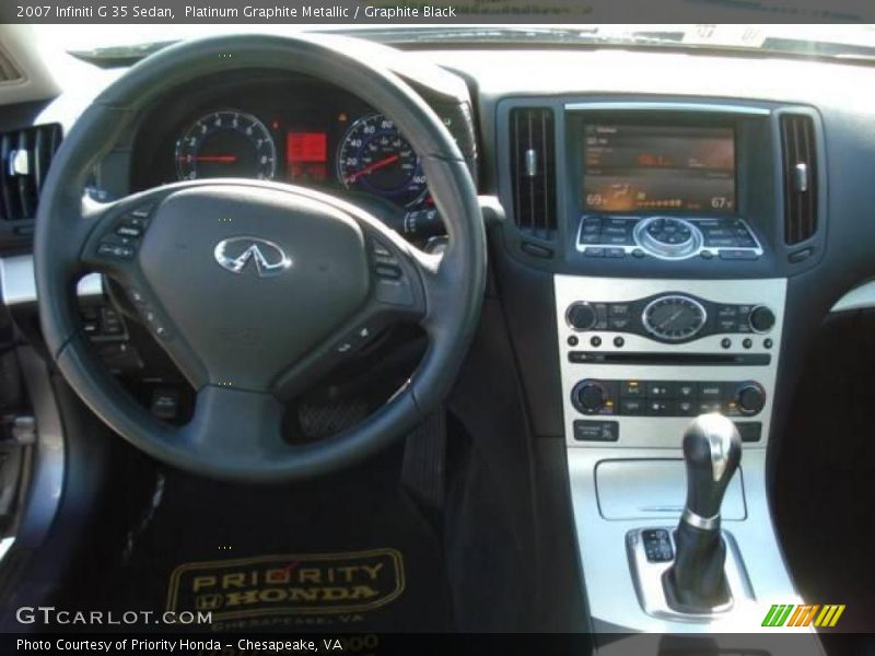 Platinum Graphite Metallic / Graphite Black 2007 Infiniti G 35 Sedan