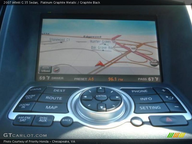 Platinum Graphite Metallic / Graphite Black 2007 Infiniti G 35 Sedan