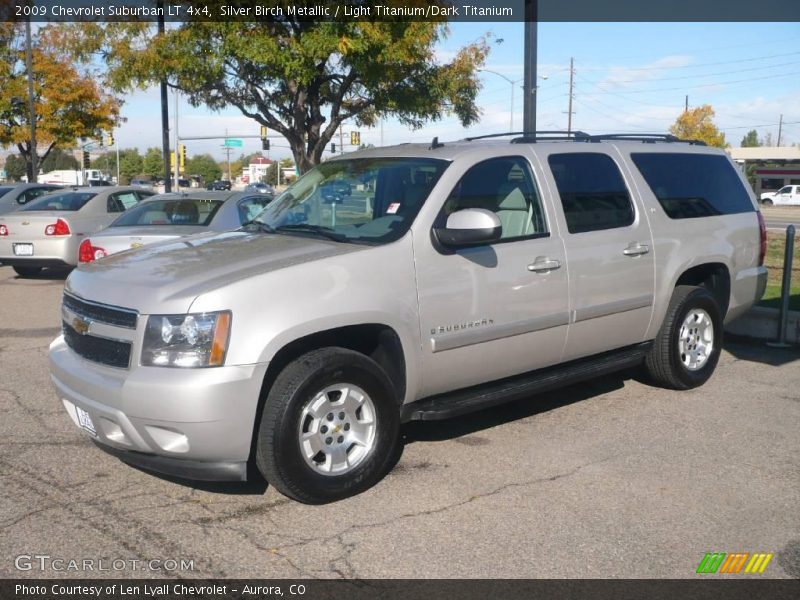 Silver Birch Metallic / Light Titanium/Dark Titanium 2009 Chevrolet Suburban LT 4x4