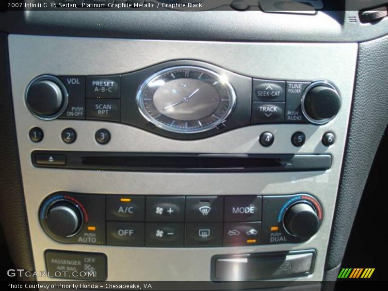 Platinum Graphite Metallic / Graphite Black 2007 Infiniti G 35 Sedan