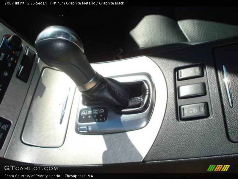 Platinum Graphite Metallic / Graphite Black 2007 Infiniti G 35 Sedan