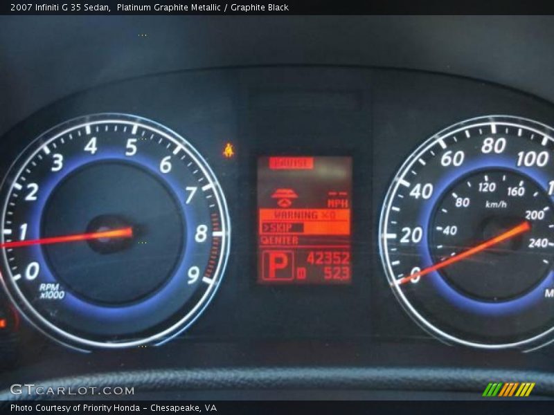 Platinum Graphite Metallic / Graphite Black 2007 Infiniti G 35 Sedan