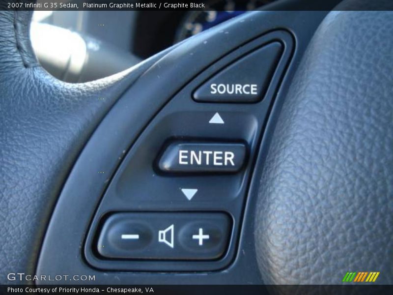 Platinum Graphite Metallic / Graphite Black 2007 Infiniti G 35 Sedan