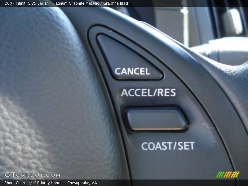 Platinum Graphite Metallic / Graphite Black 2007 Infiniti G 35 Sedan