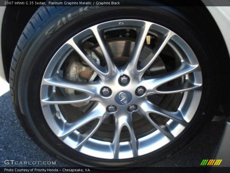 Platinum Graphite Metallic / Graphite Black 2007 Infiniti G 35 Sedan