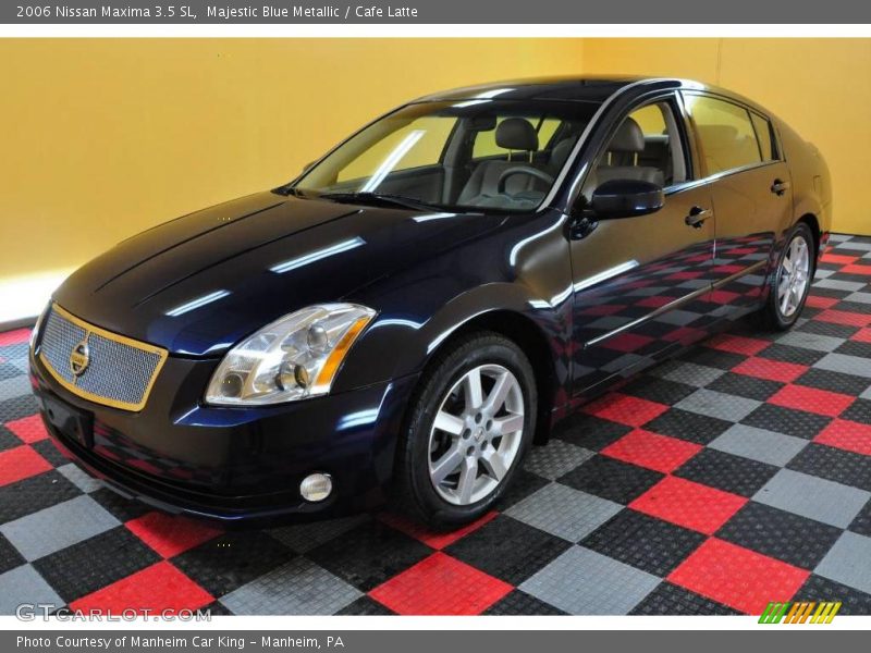 Majestic Blue Metallic / Cafe Latte 2006 Nissan Maxima 3.5 SL