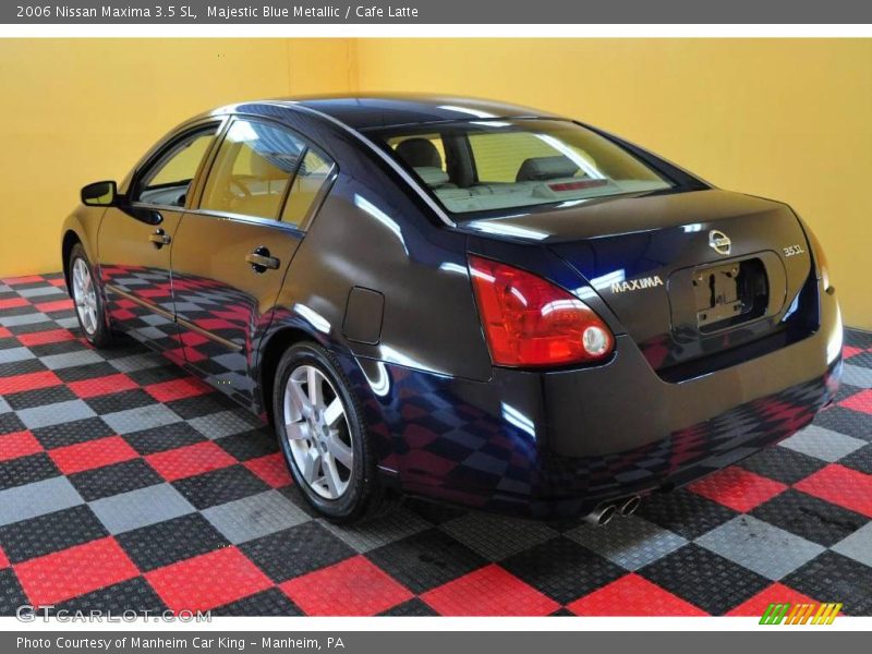 Majestic Blue Metallic / Cafe Latte 2006 Nissan Maxima 3.5 SL