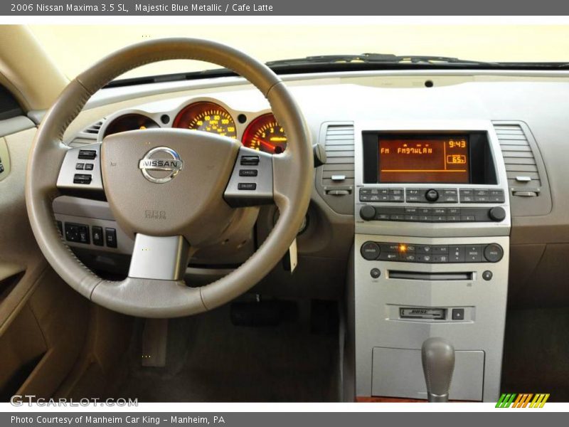 Majestic Blue Metallic / Cafe Latte 2006 Nissan Maxima 3.5 SL