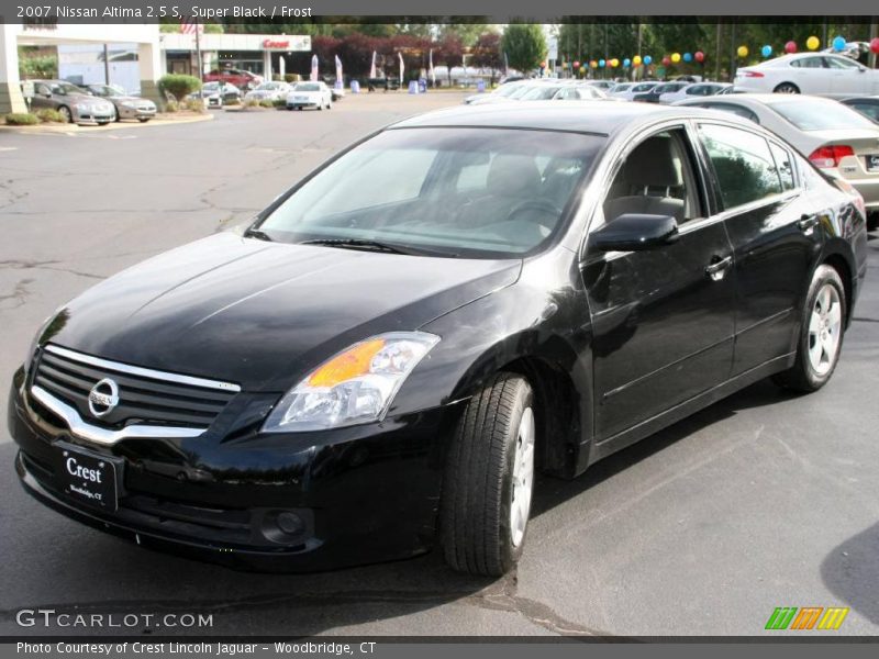 Super Black / Frost 2007 Nissan Altima 2.5 S