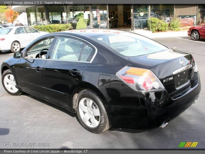 Super Black / Frost 2007 Nissan Altima 2.5 S