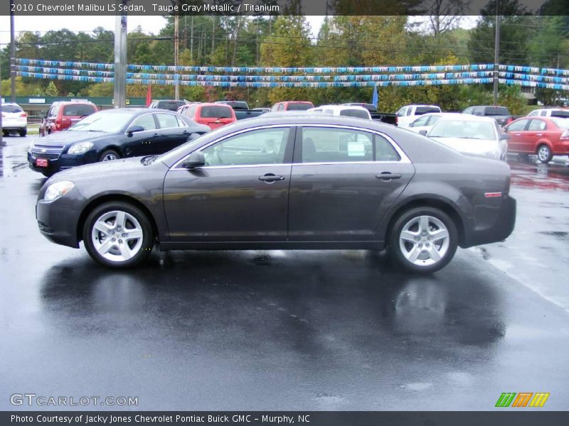 Taupe Gray Metallic / Titanium 2010 Chevrolet Malibu LS Sedan