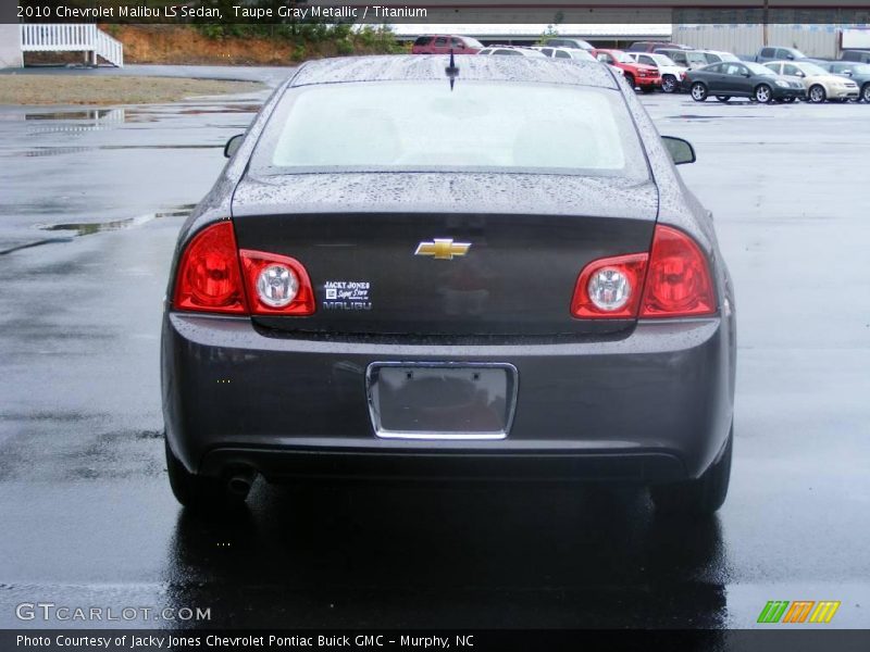 Taupe Gray Metallic / Titanium 2010 Chevrolet Malibu LS Sedan