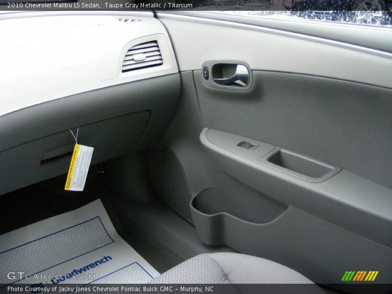 Taupe Gray Metallic / Titanium 2010 Chevrolet Malibu LS Sedan