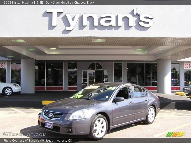 Dark Slate Metallic / Charcoal Black 2008 Nissan Maxima 3.5 SE
