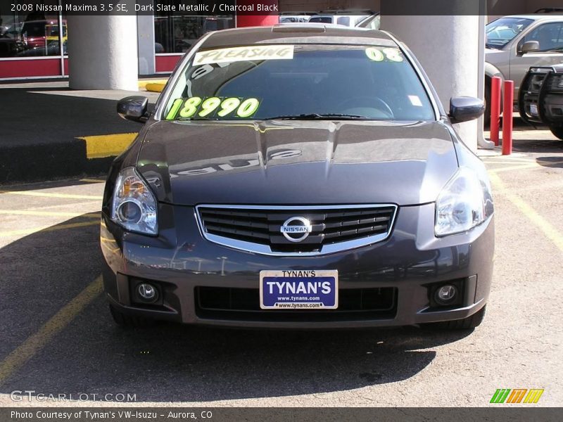 Dark Slate Metallic / Charcoal Black 2008 Nissan Maxima 3.5 SE