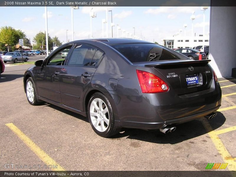 Dark Slate Metallic / Charcoal Black 2008 Nissan Maxima 3.5 SE