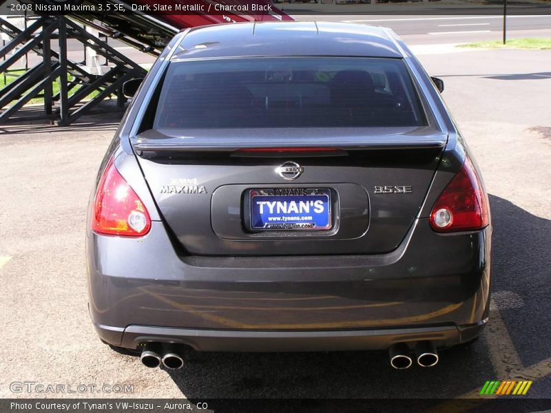 Dark Slate Metallic / Charcoal Black 2008 Nissan Maxima 3.5 SE