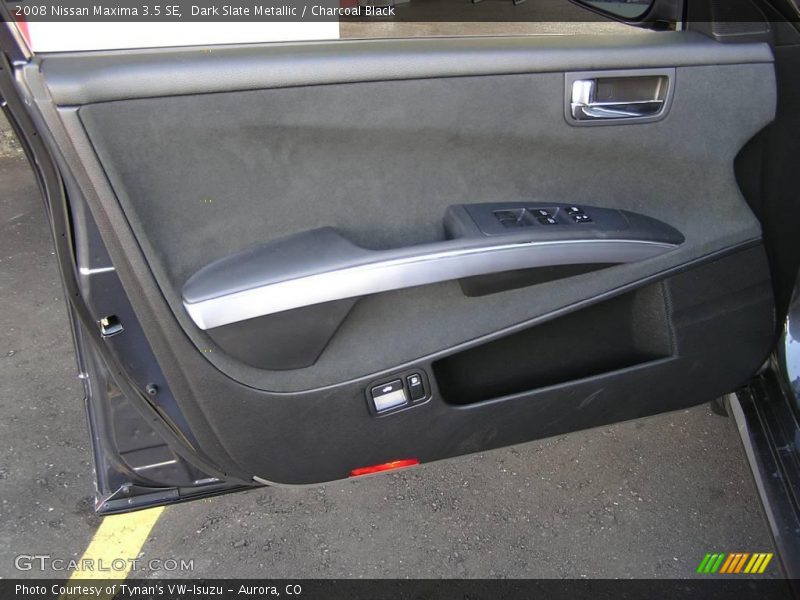 Dark Slate Metallic / Charcoal Black 2008 Nissan Maxima 3.5 SE