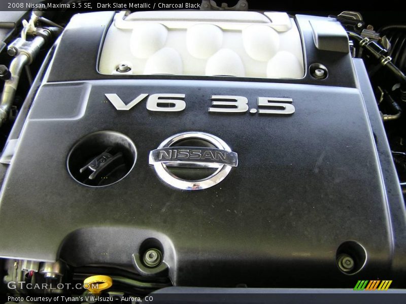 Dark Slate Metallic / Charcoal Black 2008 Nissan Maxima 3.5 SE