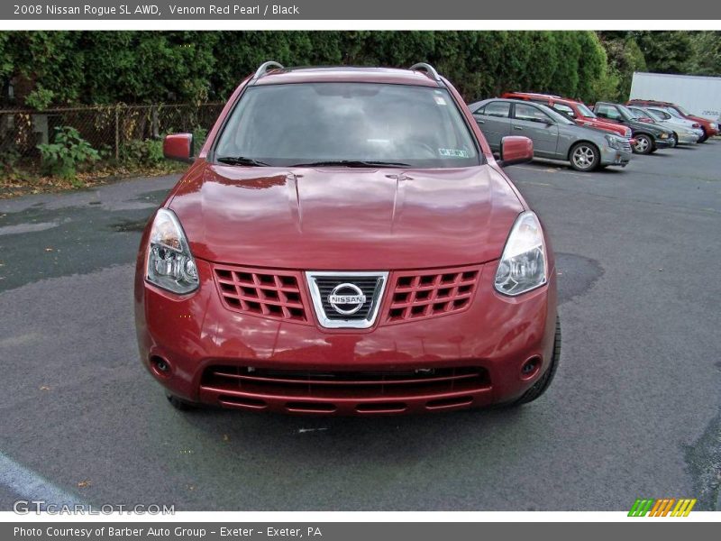 Venom Red Pearl / Black 2008 Nissan Rogue SL AWD