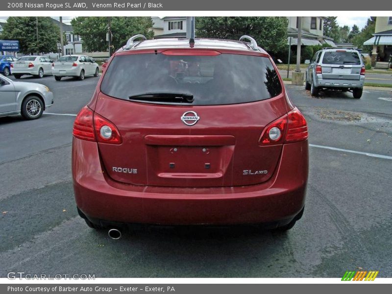 Venom Red Pearl / Black 2008 Nissan Rogue SL AWD