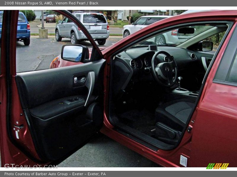 Venom Red Pearl / Black 2008 Nissan Rogue SL AWD