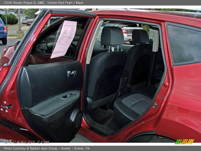 Venom Red Pearl / Black 2008 Nissan Rogue SL AWD