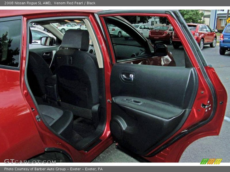 Venom Red Pearl / Black 2008 Nissan Rogue SL AWD
