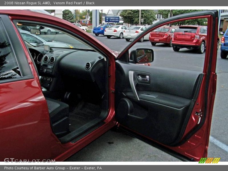 Venom Red Pearl / Black 2008 Nissan Rogue SL AWD