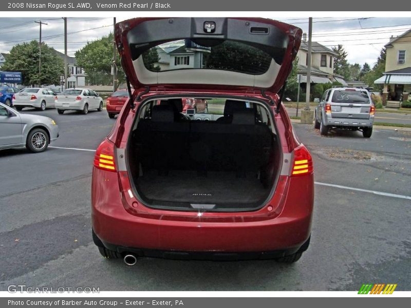 Venom Red Pearl / Black 2008 Nissan Rogue SL AWD