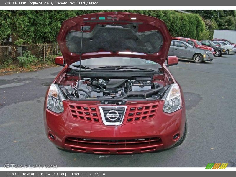 Venom Red Pearl / Black 2008 Nissan Rogue SL AWD