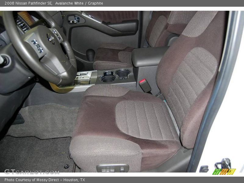 Avalanche White / Graphite 2008 Nissan Pathfinder SE