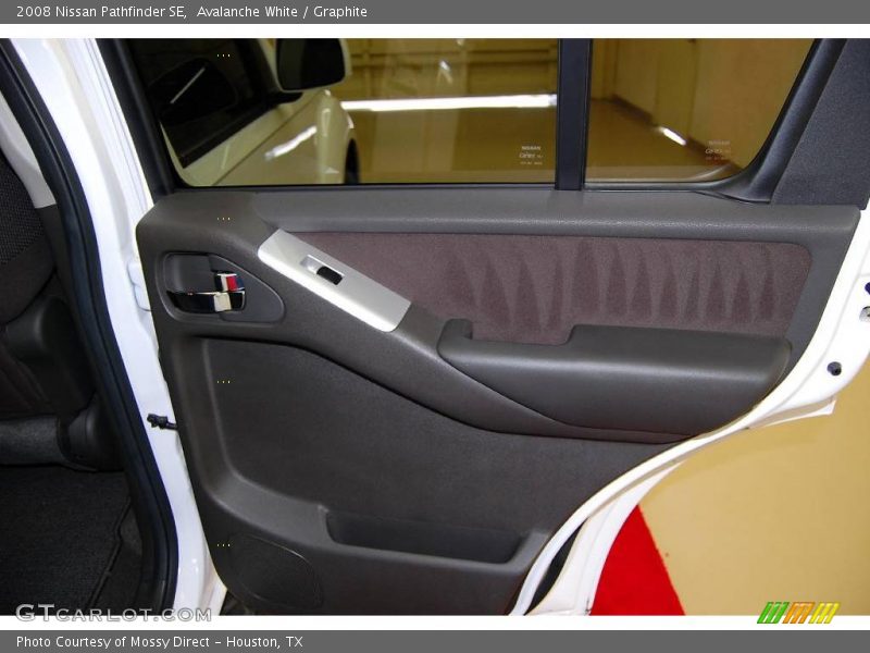 Avalanche White / Graphite 2008 Nissan Pathfinder SE